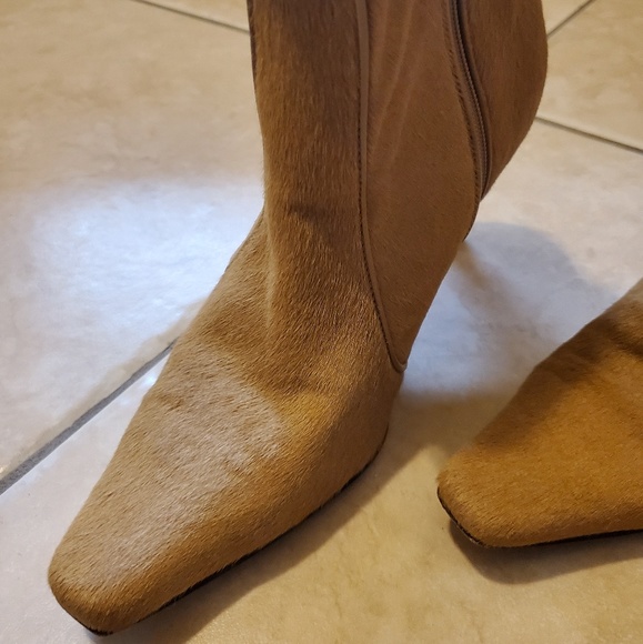 Cole Haan  Calf hair boots Made Italy size 5N - Picture 3 of 7